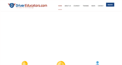 Desktop Screenshot of drivereducators.com